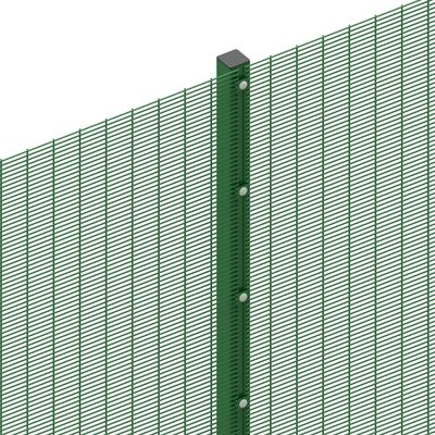Groene Clearvu Anti beklimt Mesh Panels High Security Galvanized 358 Ijzertuin